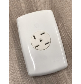 Conjunto Tomada para Telefone Padrão Telebrás - Mônaco